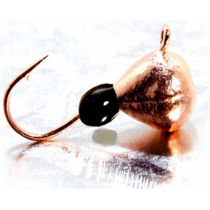 Мормышка вольфрамовая LUCKY JOHN КАПЛЯ с петелькой и эпоксидной каплей 40мм, цвет bc LJ09040-111