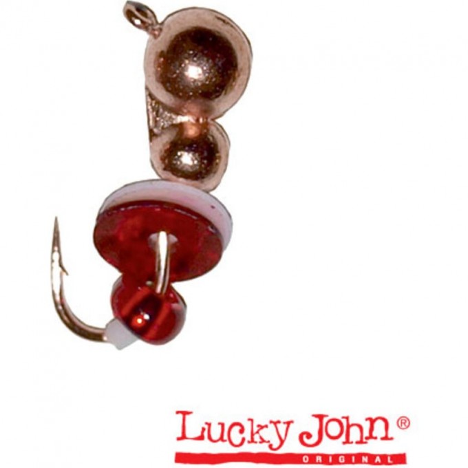 Мормышка вольфрамовая LUCKY JOHN МУРАВЕЙ с петелькой, пайетками и бисером 30мм, цвет c LJ21030-03