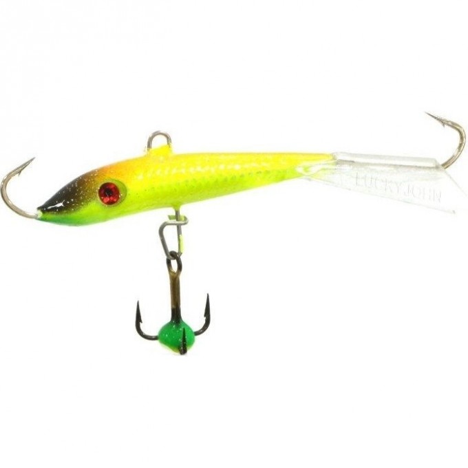 Балансир LUCKY JOHN FIN 4 + тройник 60Мм/57 Блистер 71413-57