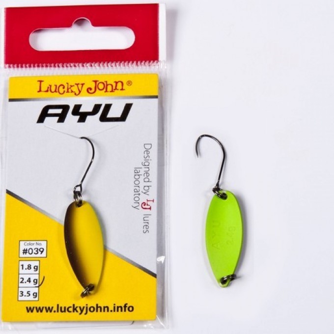 Блесна колеблющаяся LUCKY JOHN TR AYU 2,4 г, цвет 039 150924-039