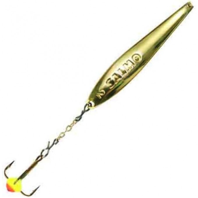 Блесна вертикальная зимняя LUCKY JOHN S-2-Z с цепочкой и тройником 4.0г G 82752-G