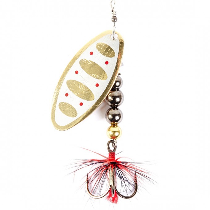 Блесна вращающаяся LUCKY JOHN SHELT BLADE TUNGSTEN BODY №3, 14 г, цвет 002 LJSBT03-002