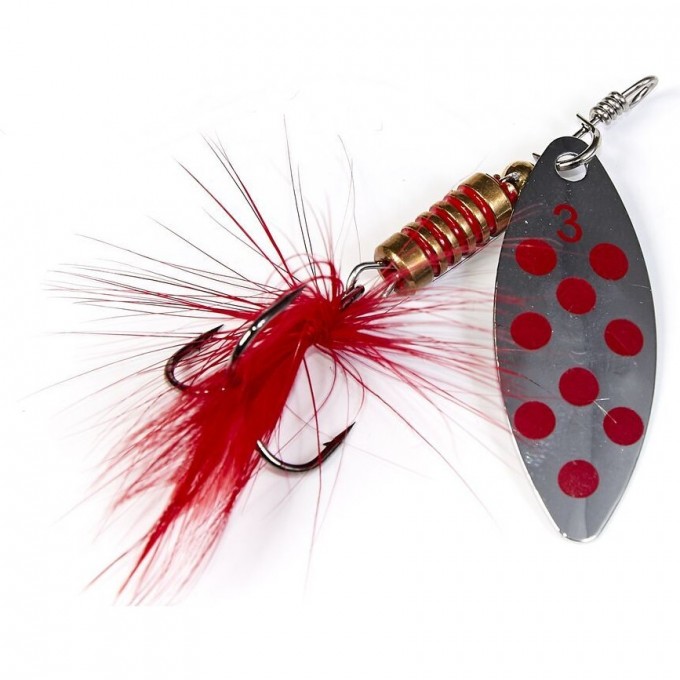 Блесна вращающаяся LUCKY JOHN SPIN-X LONG №3, 6 г, цвет Sr LJSL03-SR