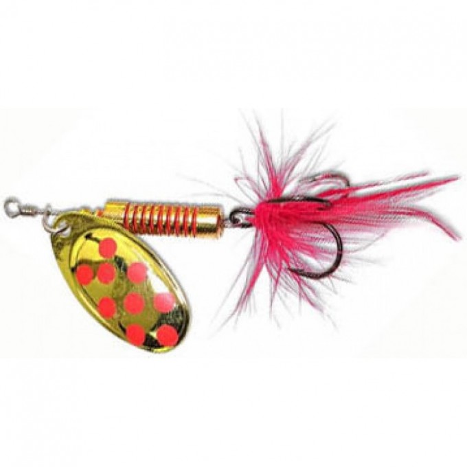 Блесна вращающаяся LUCKY JOHN SPIN-X ROUND №4, 11 г, цвет Gr LJSR04-GR