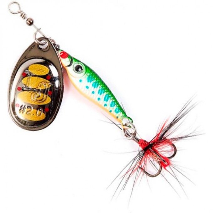 Блесна вращающаяся LUCKY JOHN TRIAN BLADE ROUND 12 г, цвет 005 LJTBR12-005