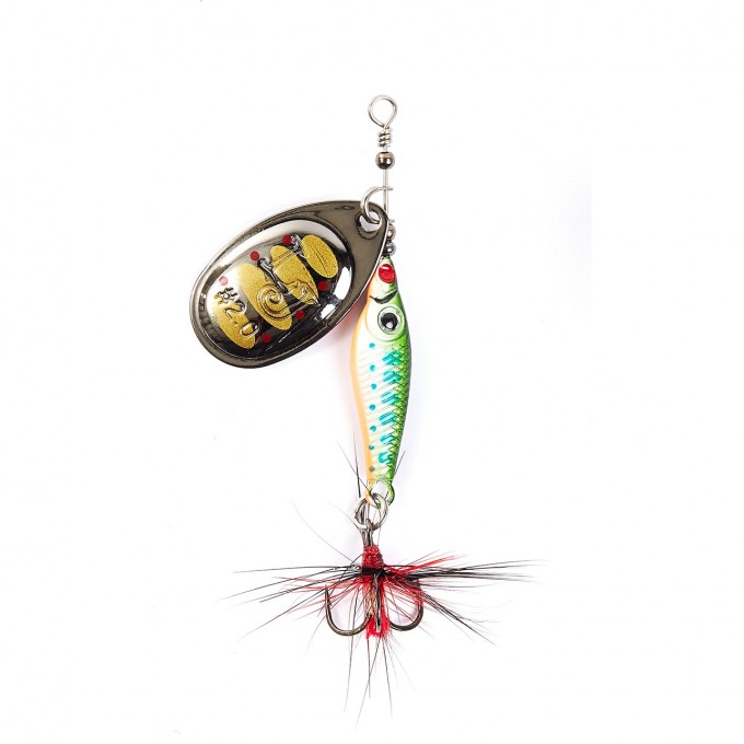 Блесна вращающаяся LUCKY JOHN TRIAN BLADE ROUND 9 г, цвет 005 LJTBR9-005