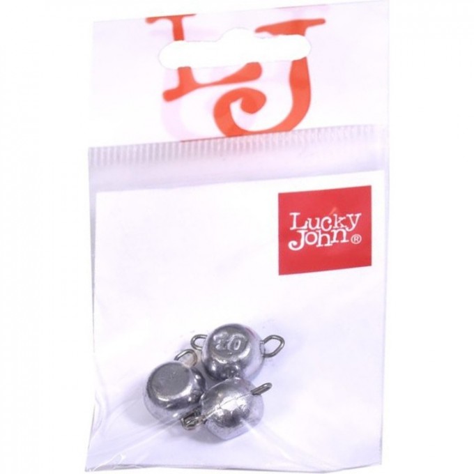 Груз-головки разборные LUCKY JOHN BALL 10г, 3шт LJBR-010