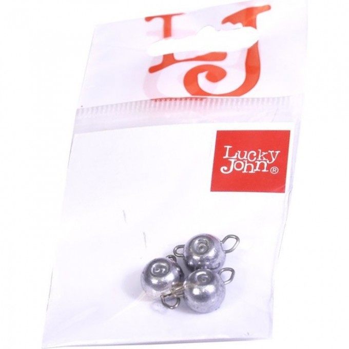 Груз-головки разборные LUCKY JOHN BALL 6г, 3шт LJBR-006