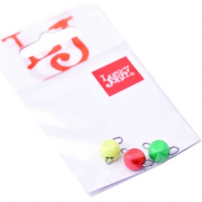 Груз-головки разборные LUCKY JOHN BALL RGY MIX1 28г, 3шт LJBRMIX1-028