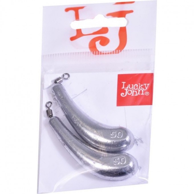 Груза LUCKY JOHN DROP SHOT BANANA 35г 2шт LJDB-035