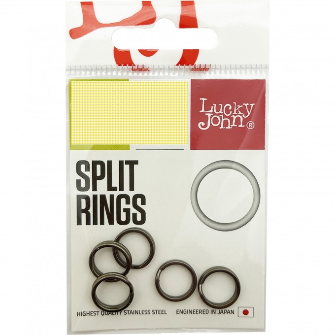 Кольца заводные LUCKY JOHN PRO SERIES SPLIT RINGS 08.2Мм/08Кг 7Шт. LJP5117-005
