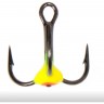 Крючок-тройник для приманок LUCKY JOHN с каплей цветной, №8, цвет y LJ99060-04