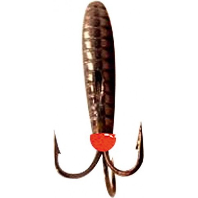 Мормышка вольфрамовая LUCKY JOHN ЧЕРТИК c отверстием 26мм, цвет B LJ30026-04