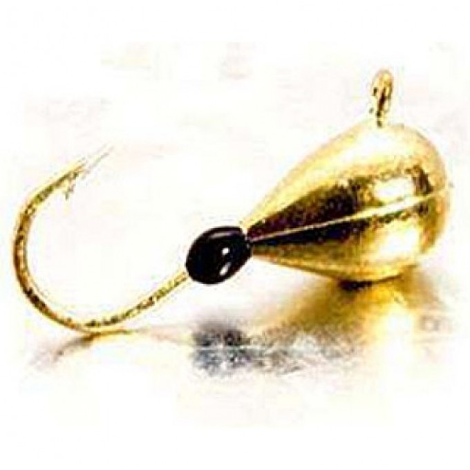 Мормышка вольфрамовая LUCKY JOHN КАПЛЯ с петелькой и эпоксидной каплей 30мм, цвет bg LJ09030-112