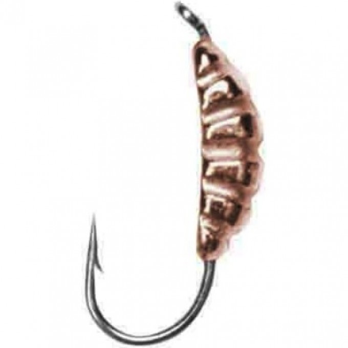 Мормышка вольфрамовая LUCKY JOHN SALMO ЛИЧИНКА с петелькой 40мм, цвет 20 LJ16040-03
