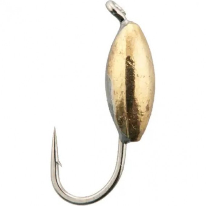 Мормышка вольфрамовая LUCKY JOHN СЕМЕЧКА с петелькой 40мм, цвет s LJ31040-01