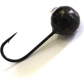Мормышка вольфрамовая LUCKY JOHN ШАР гранула с отверстием и кембриком 40мм, цвет 31