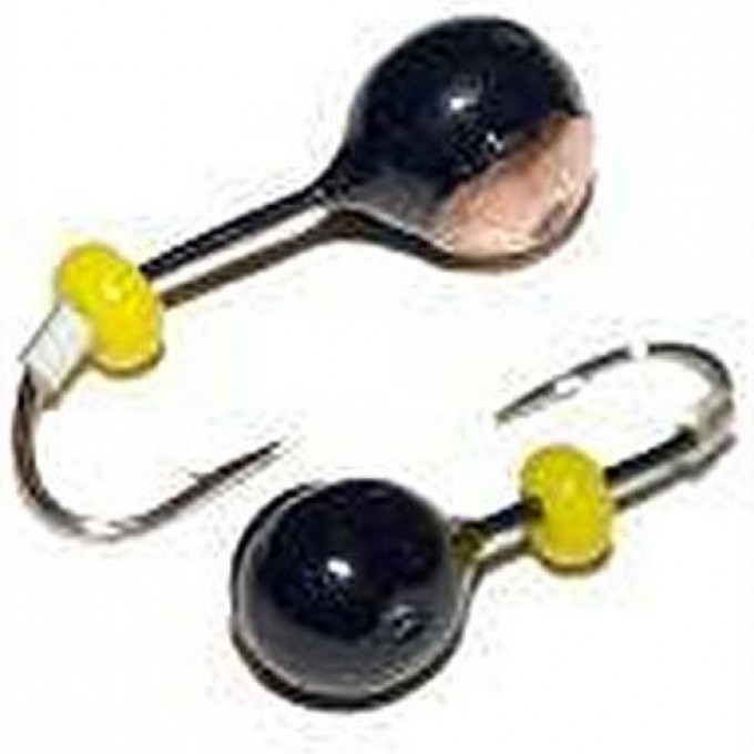 Мормышка вольфрамовая LUCKY JOHN ШАР с отверстием, коронкой и бисером 35мм, цвет n LJ03035-102