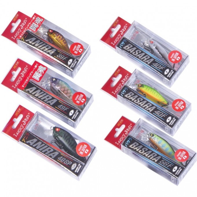 Набор воблеров LUCKY JOHN PRO SERIES 02 SET 6шт. LJVP-002SET