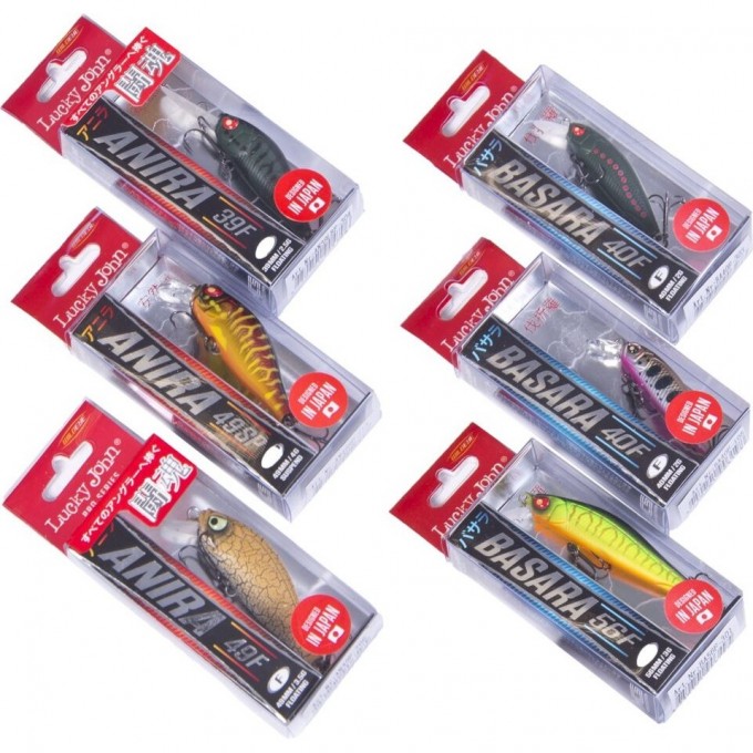 Набор воблеров LUCKY JOHN PRO SERIES 03 SET 6шт. LJVP-003SET