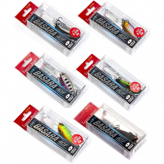 Набор воблеров LUCKY JOHN PRO SERIES BASARA F 04.00/011SET 6шт LJVP-011SET