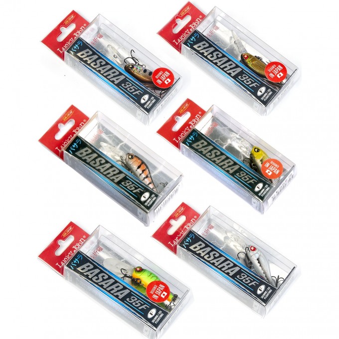 Набор воблеров LUCKY JOHN PRO SERIES BASARA LBF 03.50/014SET 6шт. LJVP-014SET