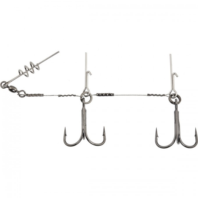 Оснастка стальная LUCKY JOHN STINGER SSW 1х7 3,5+4,5cm LJP7401-S