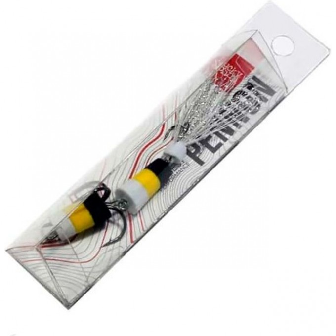 Приманка джиговая LUCKY JOHN PENNON 12 см, цвет Бел./жел./чер. в блистере FB3002555