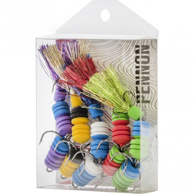 Приманка джиговая LUCKY JOHN PENNON BARBELLWORM MIX1 5шт. LJPB002-01