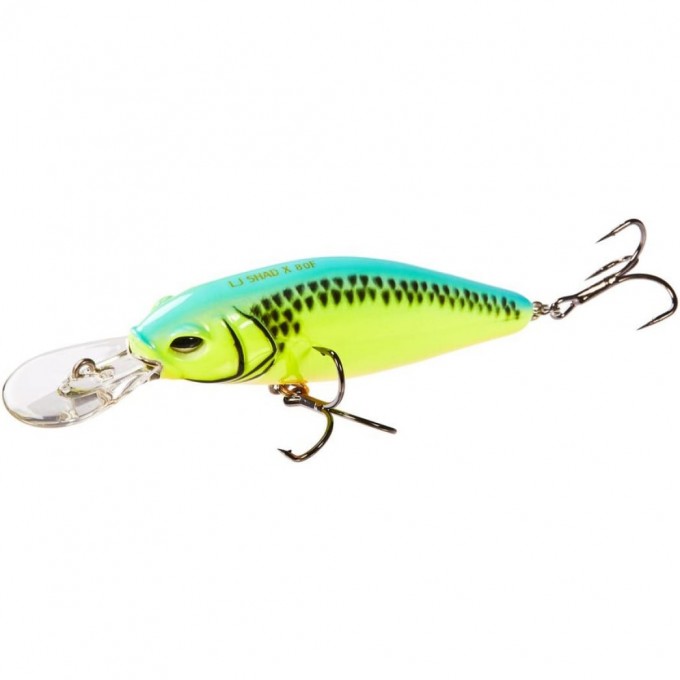 Воблер плавающий LUCKY JOHN ORIGINAL SHAD-XDR 8 см, цвет 012 LJO0308FDR-012