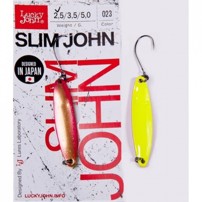 Блесна колеблющаяся LUCKY JOHN SLIM JOHN 5 г, цвет 023 LJSJ50-023