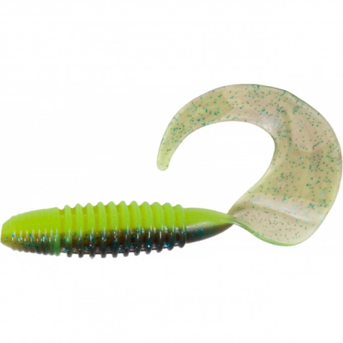 Твистеры съедобные искусственные LUCKY JOHN PRO SERIES CRUSHER GRUB 3.9 in (99 мм), цвет t53, 5 шт 140157-T53